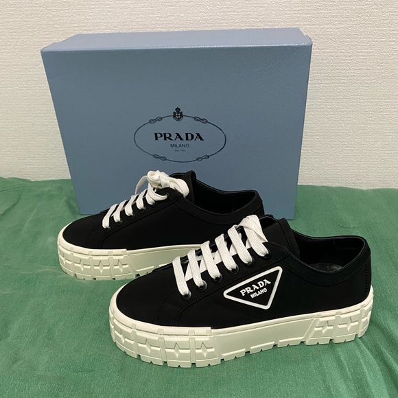 Prada Shoes - Prada Women's Black Sneakers